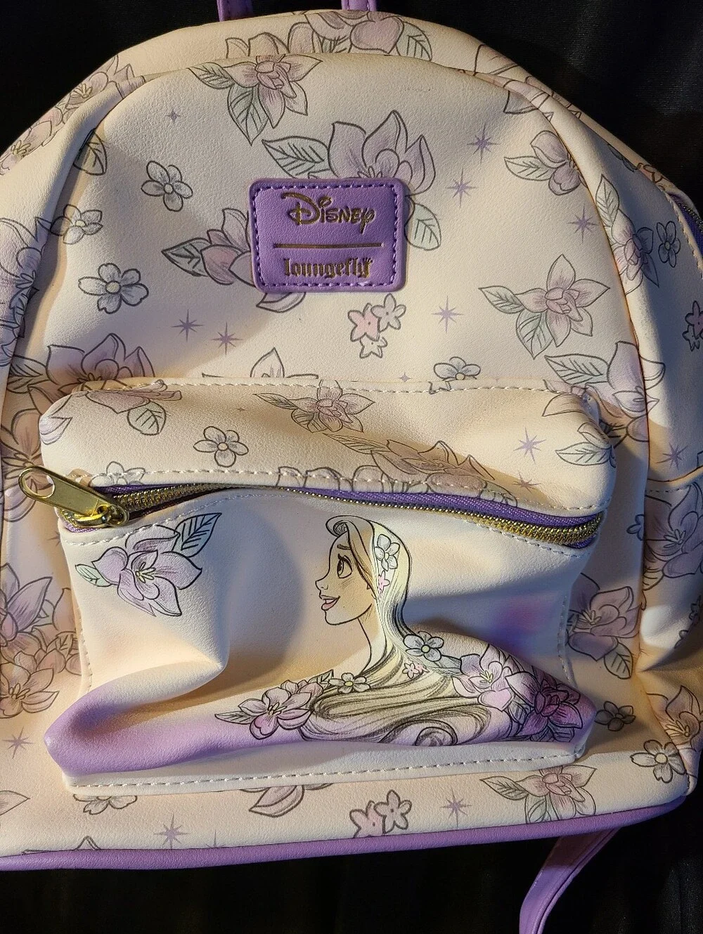 Loungefly Pink Floral Princess Mini Backpack Disney